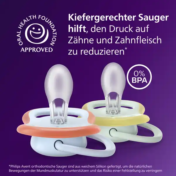 Bild 3 von PHILIPS AVENT UltraAir Schnuller 4er Set 0-6 Monate