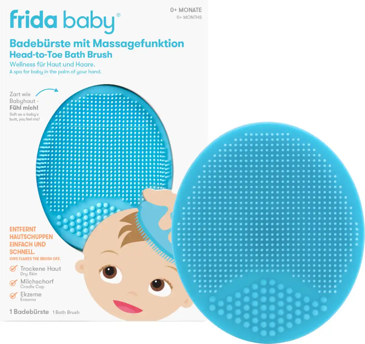Bild 4 von frida baby Badebürste mit Massagefunktion