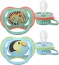 Bild 2 von PHILIPS AVENT ultra air Schnuller Tiger & Vogel 6-18 Monate