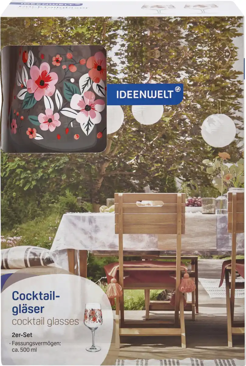 Bild 1 von IDEENWELT 2er Set Cocktailgläser Lilet
