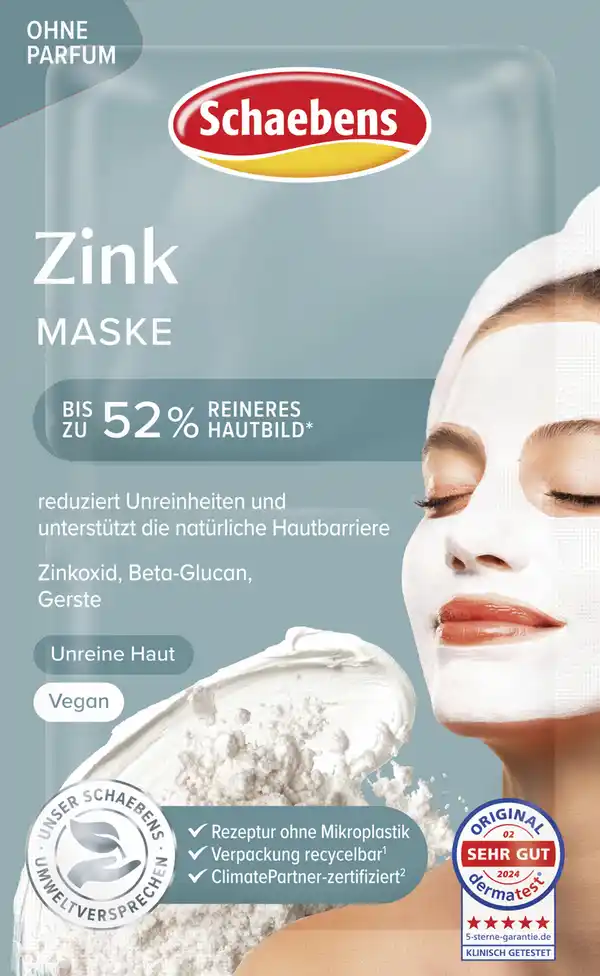 Bild 2 von Schaebens Zink Maske 10er Beutel, 100 ml