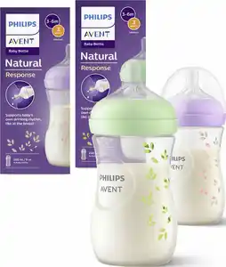 PHILIPS AVENT Natural Response Babyfläschchen SCY90372 3-6 Monate