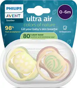 PHILIPS AVENT ultra air Schnuller Blätter & Gras 0-6 Monate