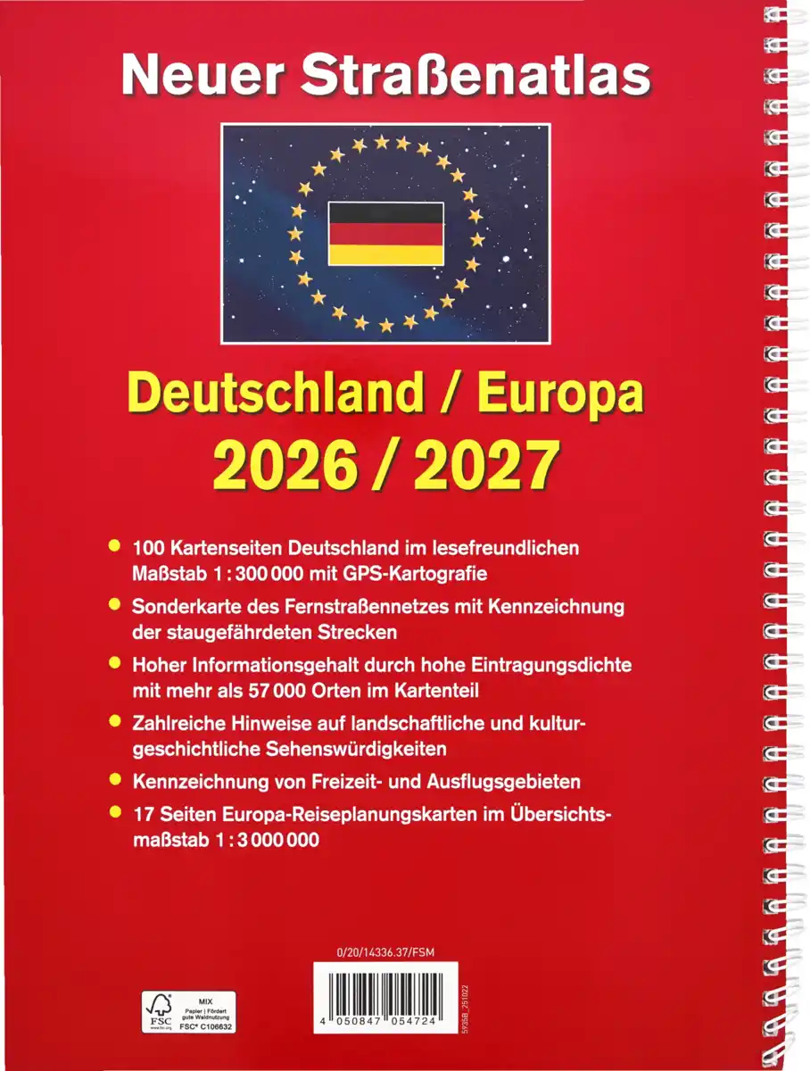 Bild 2 von IDEENWELT Straßenatlas Deutschland/Europa 2026/2027