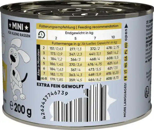 Bild 2 von Lucky Jim Hundenassfutter Junior Mini Huhn, 200 g