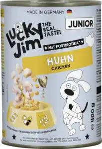 Lucky Jim Hundenassfutter Junior Huhn, 400 g