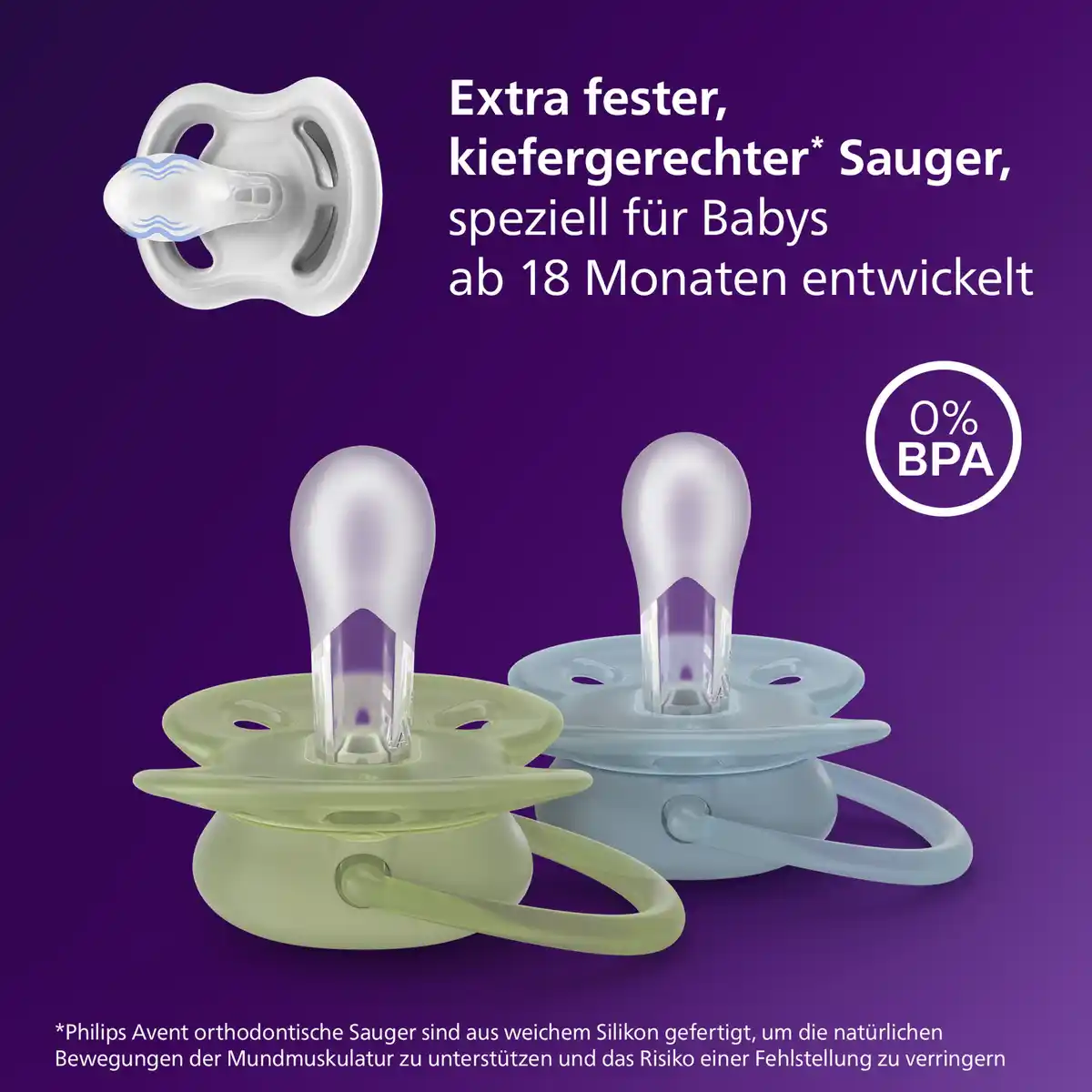 Bild 4 von PHILIPS AVENT UltraAir Schnuller 4er Set 6-18 Monate