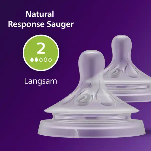 Bild 2 von PHILIPS AVENT Natural Response Sauger 2 SCY96202