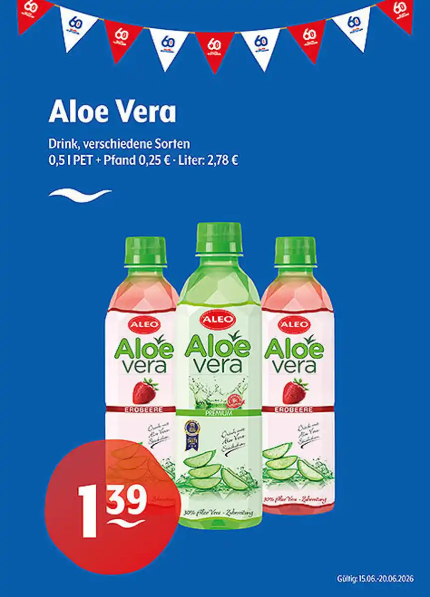 Bild 1 von Aloe Vera Drinkverschiedene Sorten