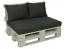 Bild 1 von GO-DE TEXTIL Loungemöbel Paletten-Kissen Lounge Kissen 2-teilig wasserabweisend (Anthrazit)