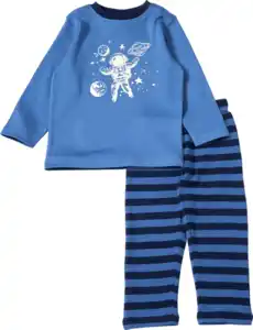 ALANA Schlafanzug mit Glow-in-the-Dark Astronauten-Motiv, blau, Gr. 92, 1 St