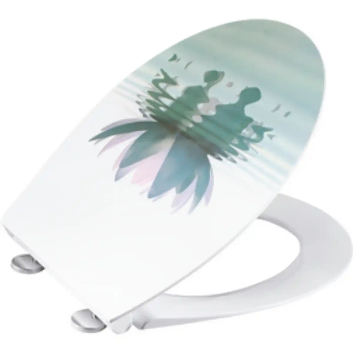 Bild 1 von WELLWATER WC-Sitz »Seerose«, Duroplast, mit Absenkautomatik