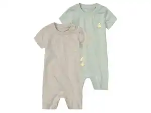 LUPILU® Baby Pyjama, 2 Stück, aus reiner Bio-Baumwolle