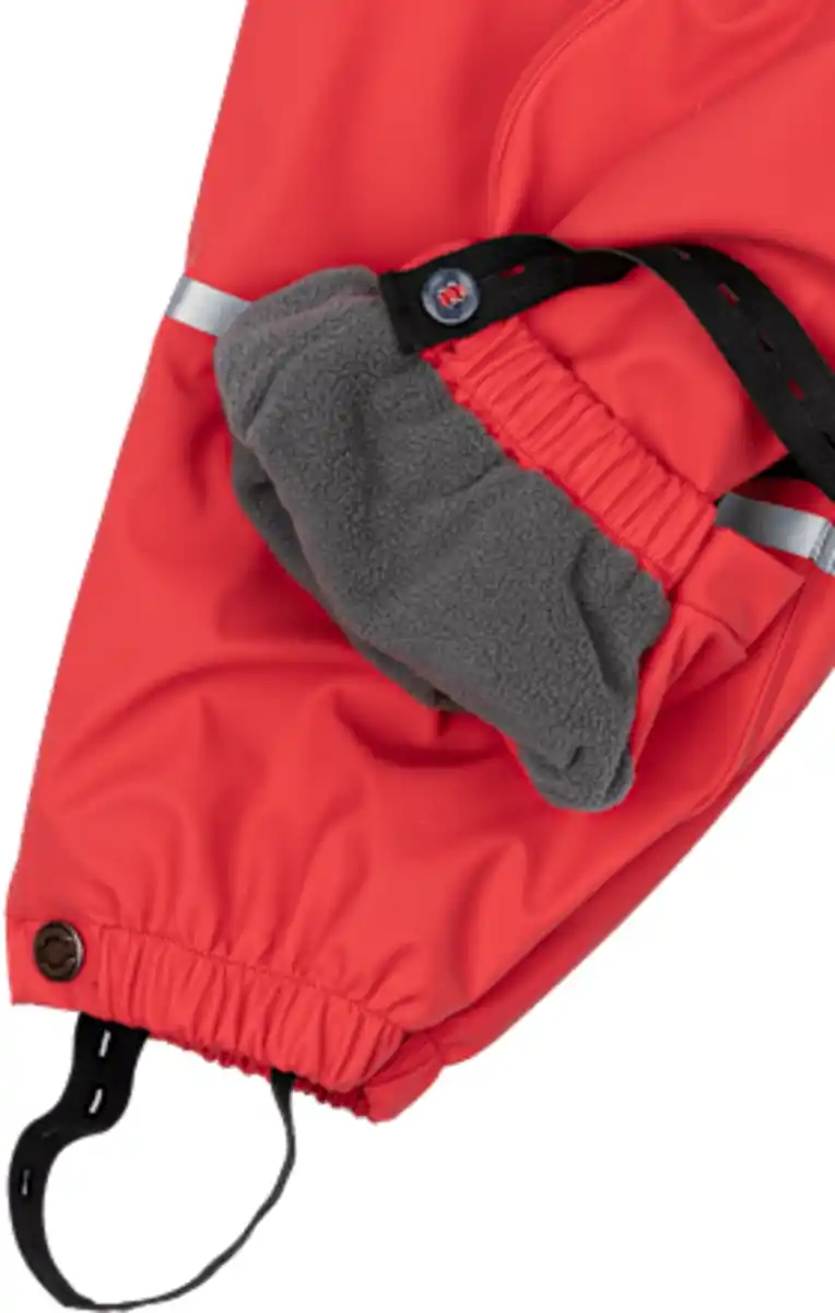 Bild 4 von Mikk-Line Regenhose gefüttert, rot, Gr. 86/92, 1 St