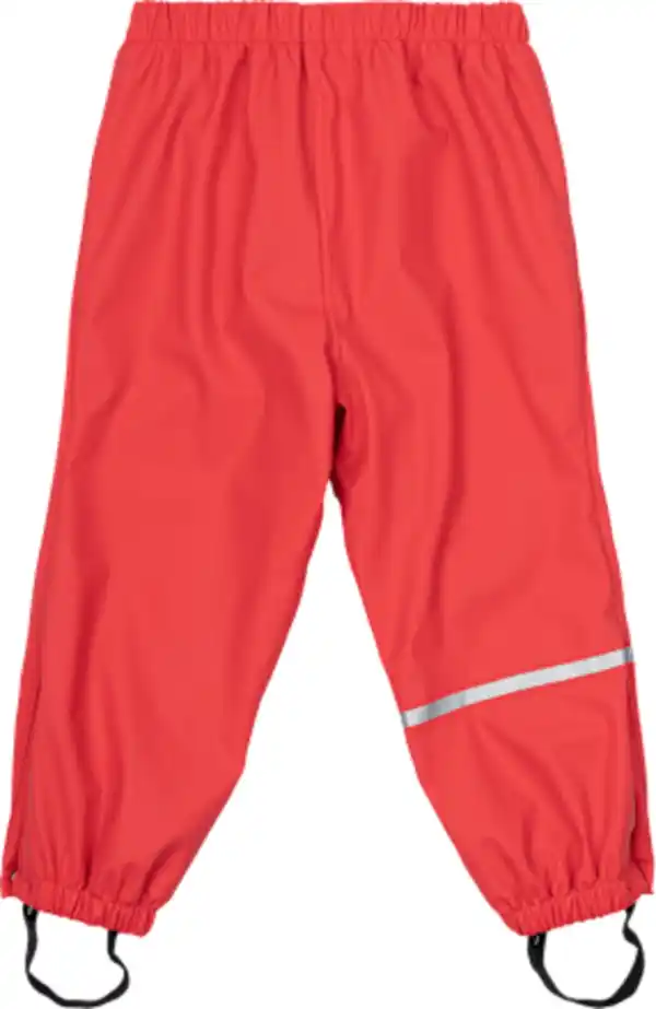 Bild 2 von Mikk-Line Regenhose gefüttert, rot, Gr. 86/92, 1 St