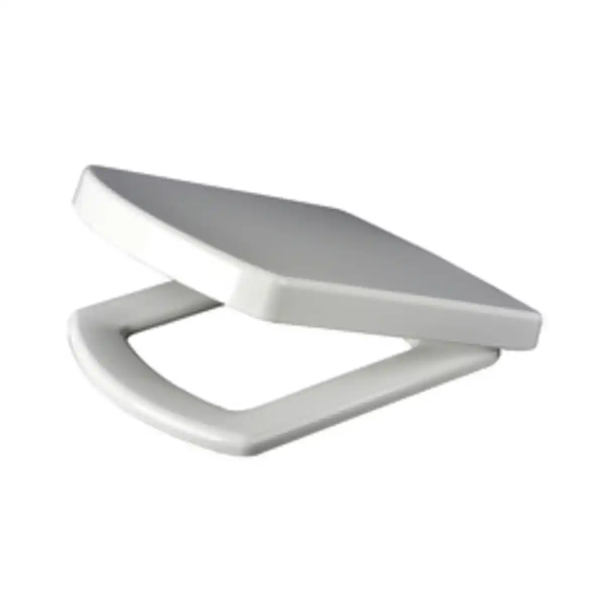 Bild 1 von WELLWATER WC-Sitz, weiss, eckig, Soft-Cl., Take-Off
