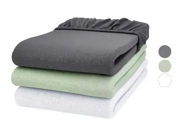Bild 3 von LIVARNO® Jersey-Spannbettlaken, 140-160 x 200 cm