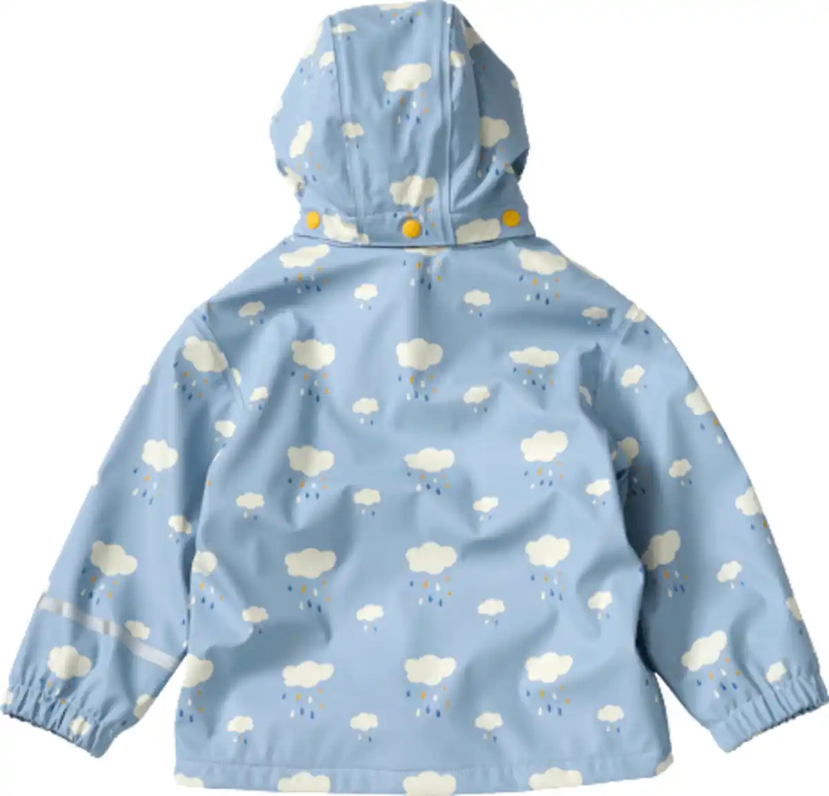 Bild 2 von PUSBLU Regenjacke mit Futter & Wolken-Muster, blau, Gr. 86/92, 1 St