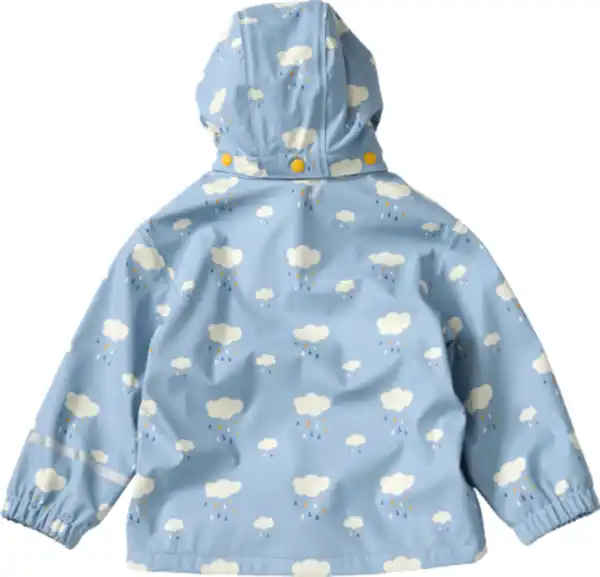Bild 2 von PUSBLU Regenjacke mit Futter & Wolken-Muster, blau, Gr. 86/92, 1 St
