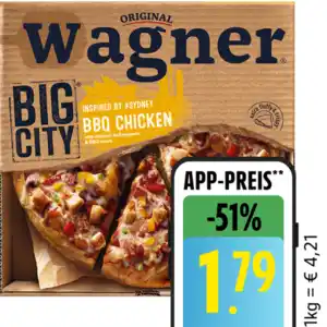 Original Wagner Big City Pizza, Die Backfrische Pizza oder Piccolinis