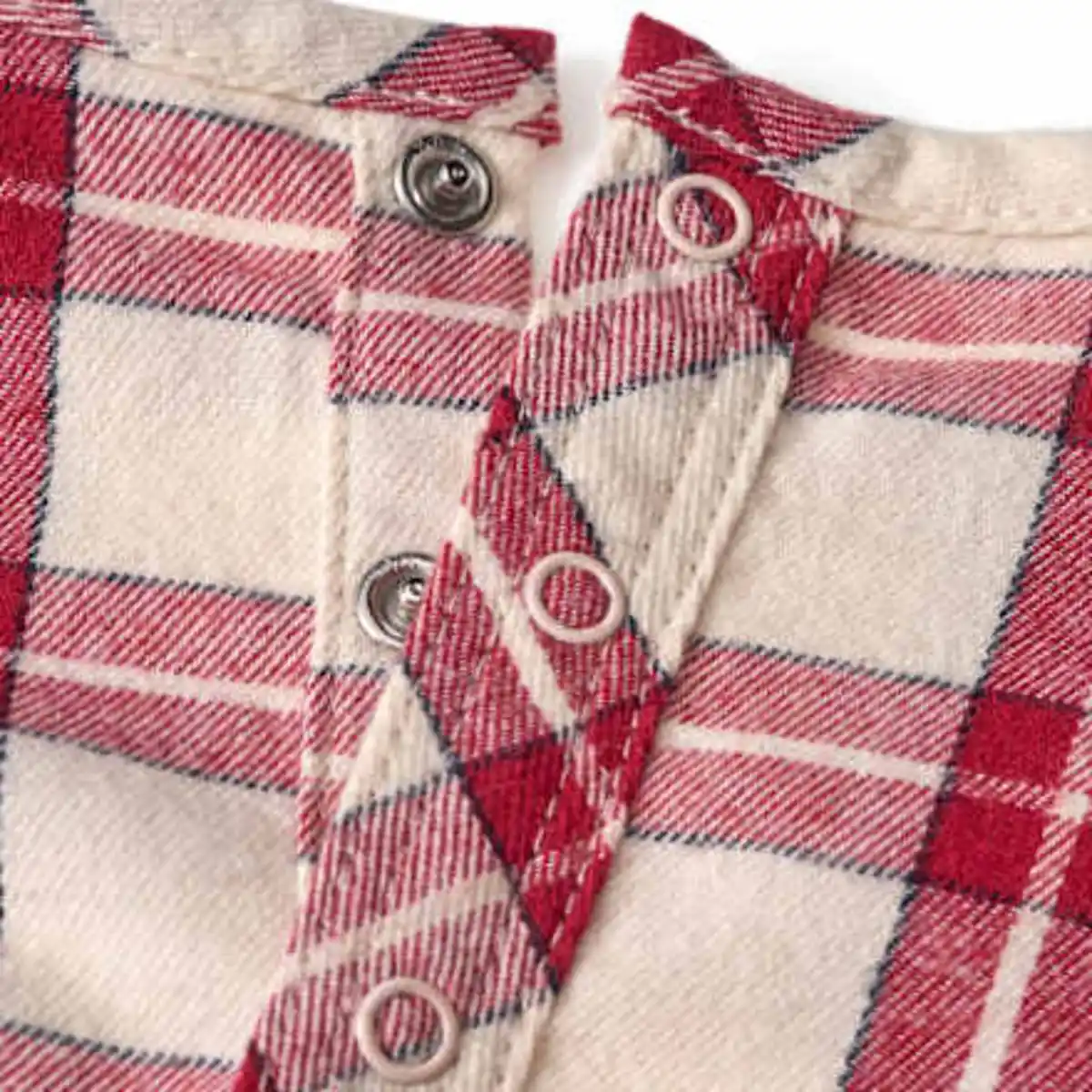 Bild 3 von ALANA Kleid aus Flanell mit Karo-Muster, rot, Gr. 104, 1 St