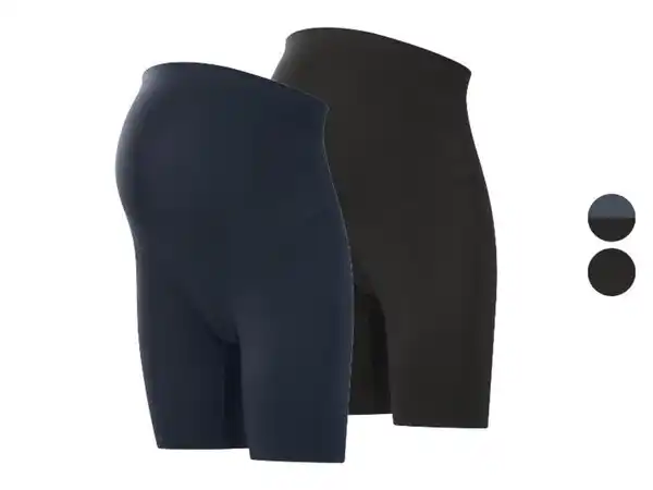 Bild 3 von ESMARA® Damen Umstands-Radlerhosen, 2 Stück