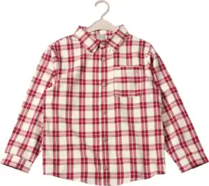 ALANA Hemd aus Flanell mit Karo-Muster, rot, Gr. 110, 1 St