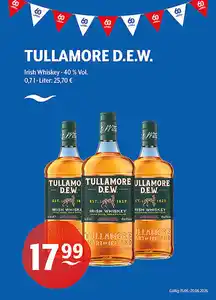 TULLAMORE D.E.W. Irish Whiskey 40 % Vol.