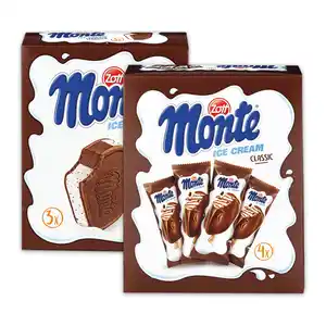 Zott Monte Eissticks Classic / Eis Sandwich