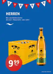 HERREN Bier verschiedene Sorten