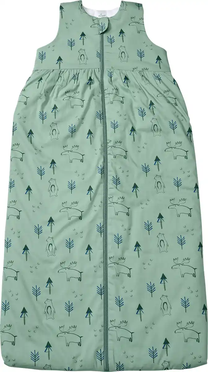 Bild 1 von ALANA Schlafsack 3 TOG mit Waldtier-Muster, grün, 100 cm, 1 St