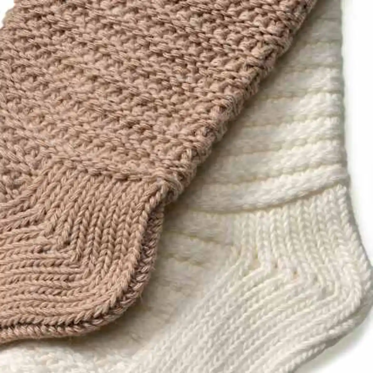 Bild 2 von ALANA Socken aus Grobstrick, braun & weiß, Gr. 27/29, 2 St