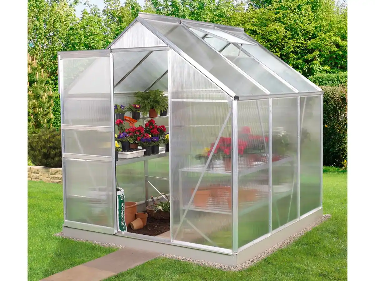 Bild 1 von Vitavia Gewächshaus-Set Alina (3,8 m²)