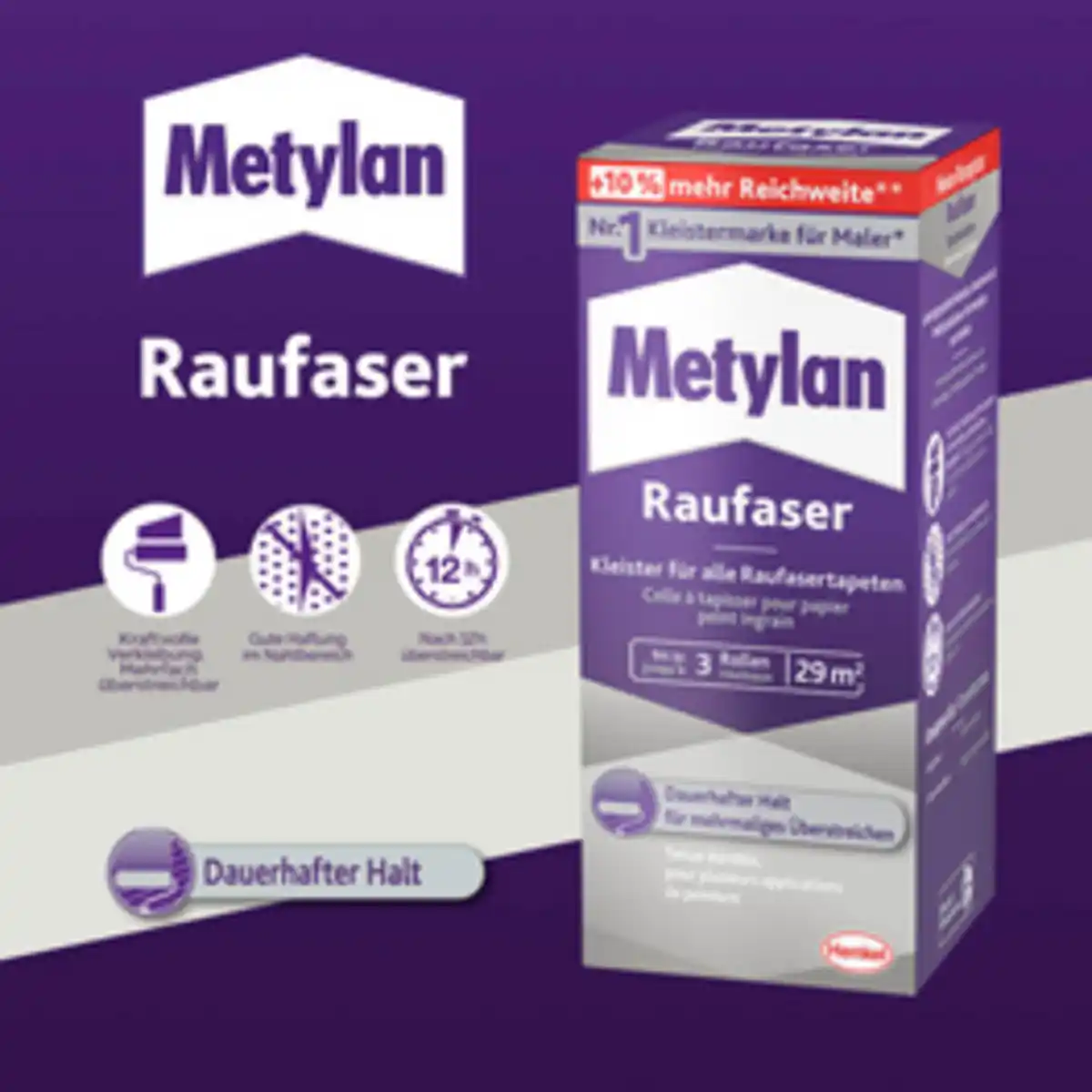 Bild 2 von METYLAN Raufasertapetenkleister, 180 g