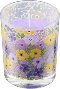 Profissimo Duftkerze im Glas mit Blumen, 1 St
