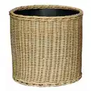 Bild 1 von Pflanzkorb, ØxH: 20 x 19 cm, Polyrattan, natur