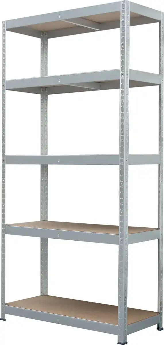 Bild 1 von Metallsteckregal 180 x 90 x 40 cm 5 Holzböden 875 kg