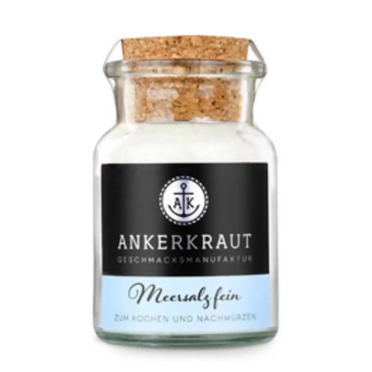 Bild 1 von ANKERKRAUT Gewürzkräutermischung, Meersalz 170g Korkenglas fein