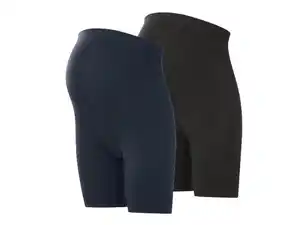 ESMARA® Damen Umstands-Radlerhosen, 2 Stück