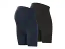 Bild 1 von ESMARA® Damen Umstands-Radlerhosen, 2 Stück