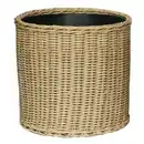 Bild 2 von Pflanzkorb, ØxH: 20 x 19 cm, Polyrattan, natur