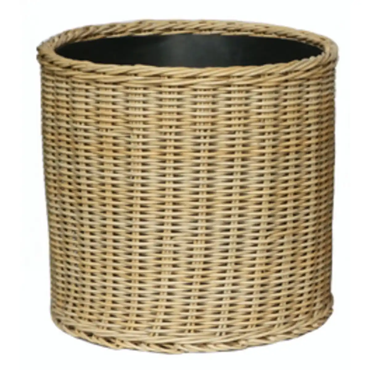 Bild 2 von Pflanzkorb, ØxH: 20 x 19 cm, Polyrattan, natur