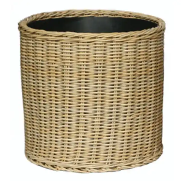 Bild 2 von Pflanzkorb, ØxH: 20 x 19 cm, Polyrattan, natur