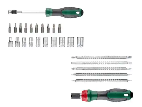 Bild 3 von PARKSIDE® Kombi-Schraubendreher-Set / Doppelkopf-Ratschenschraubendreher-Set