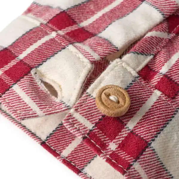 Bild 3 von ALANA Hemd aus Flanell mit Karo-Muster, rot, Gr. 110, 1 St