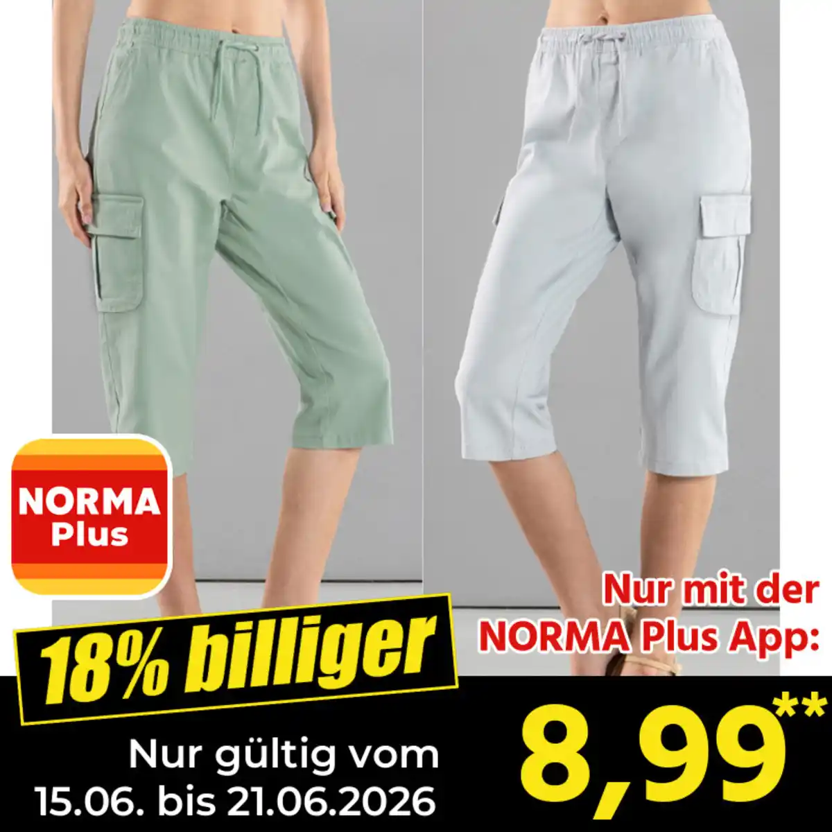 Bild 1 von Ellenor Capri-Twill-Cargo-Hose
