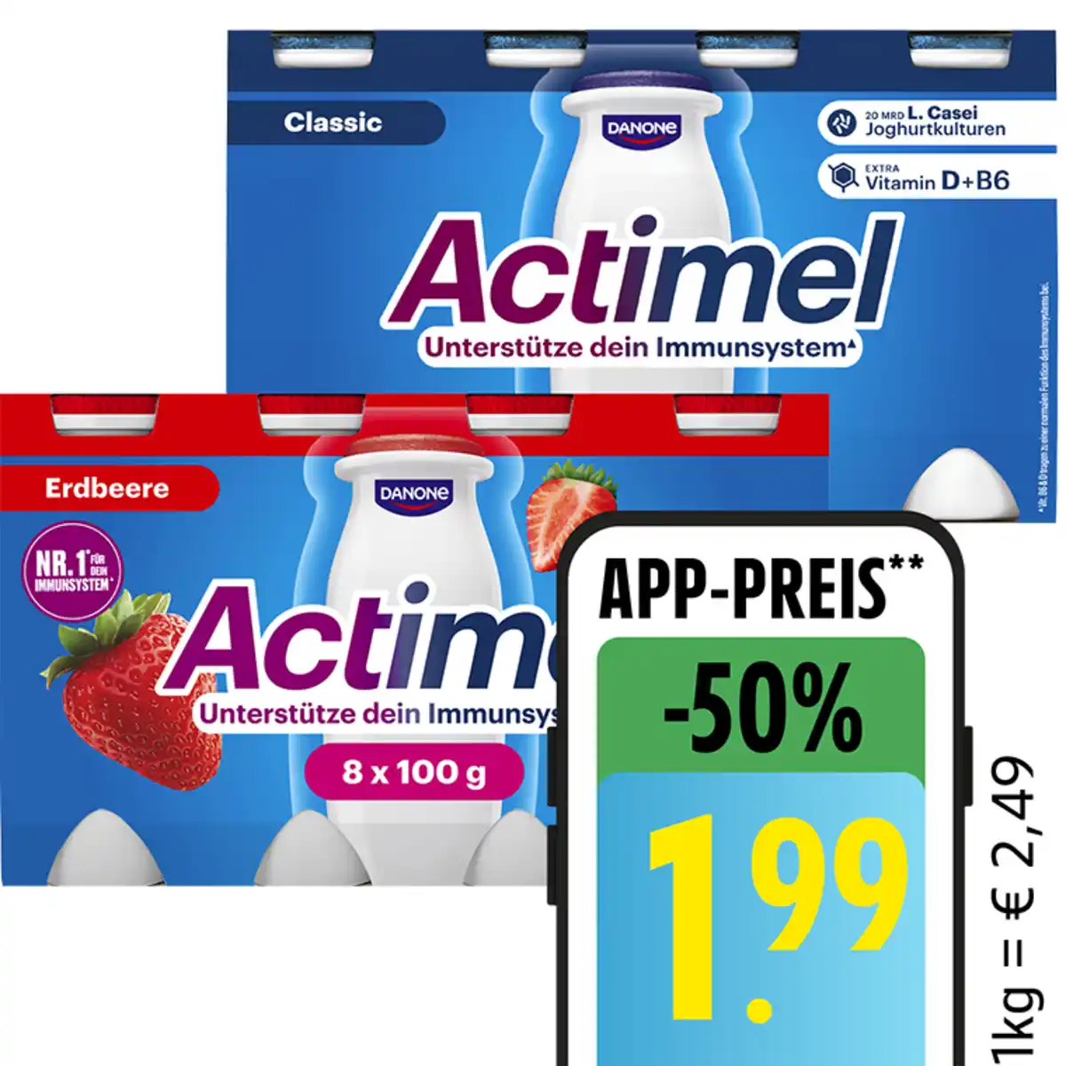 Bild 1 von Danone Actimel