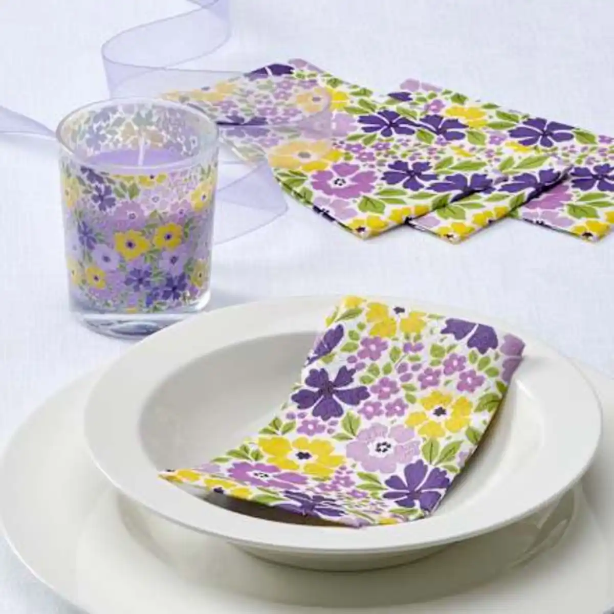 Bild 2 von Profissimo Duftkerze im Glas mit Blumen, 1 St