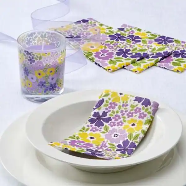 Bild 2 von Profissimo Duftkerze im Glas mit Blumen, 1 St