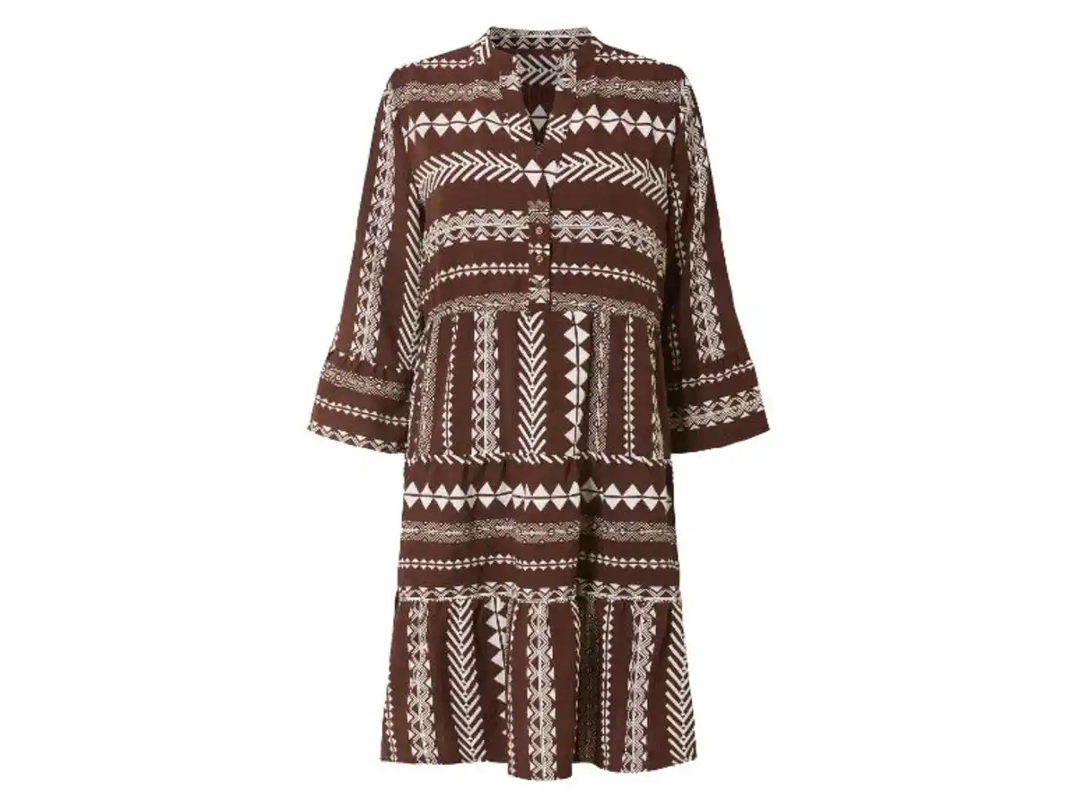 Bild 1 von ESMARA® Damen Tunikakleid, mit Volants